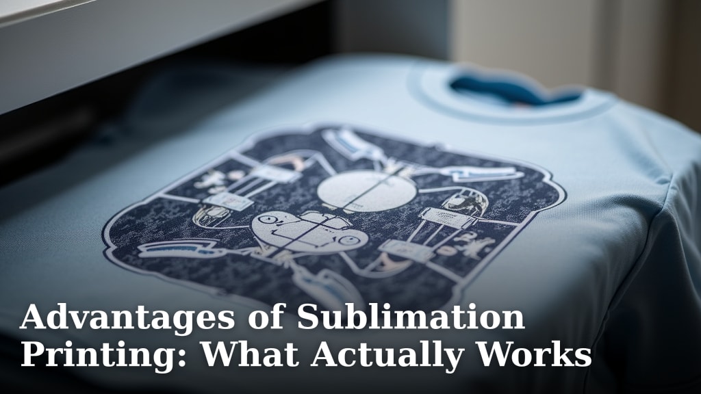 Advantages of Sublimation Printing: What Actually Works