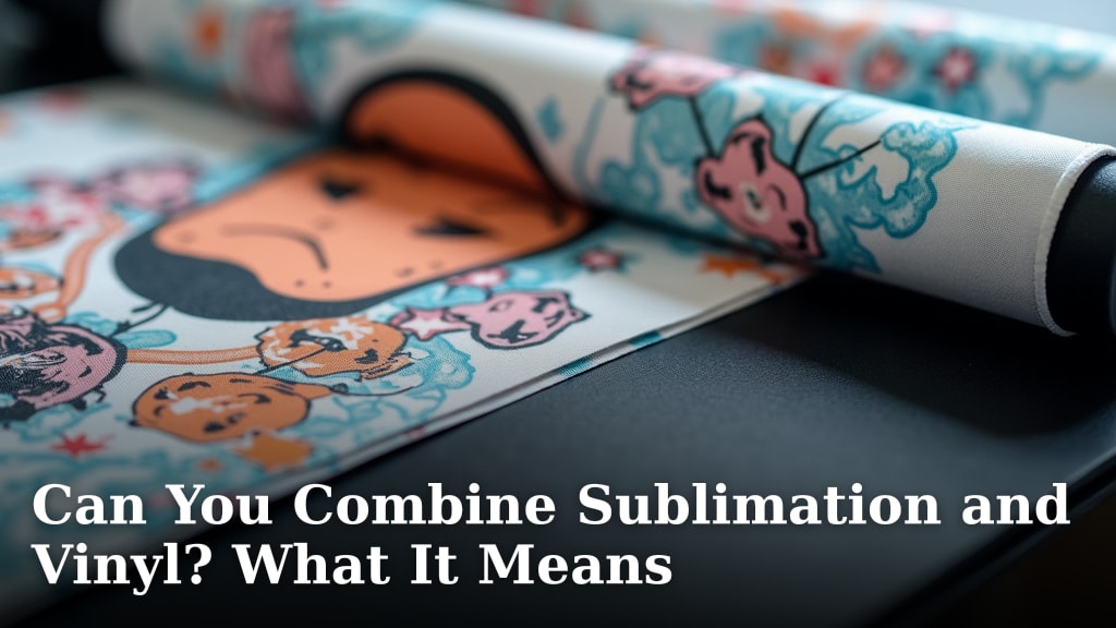 Can You Combine Sublimation and Vinyl? What It Means