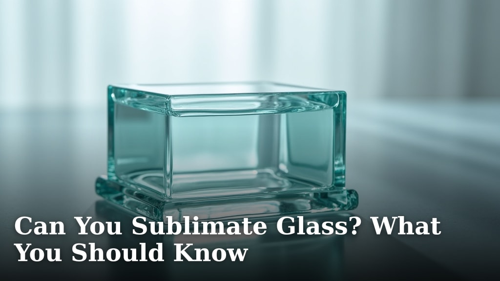 Can You Sublimate Glass? What You Should Know