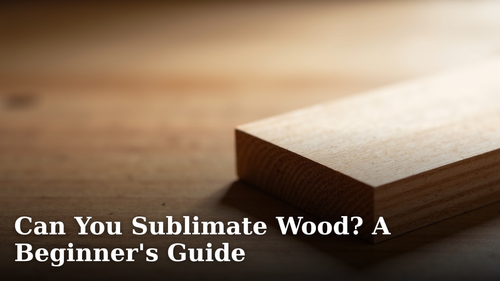 Can You Sublimate Wood? A Beginner’s Guide