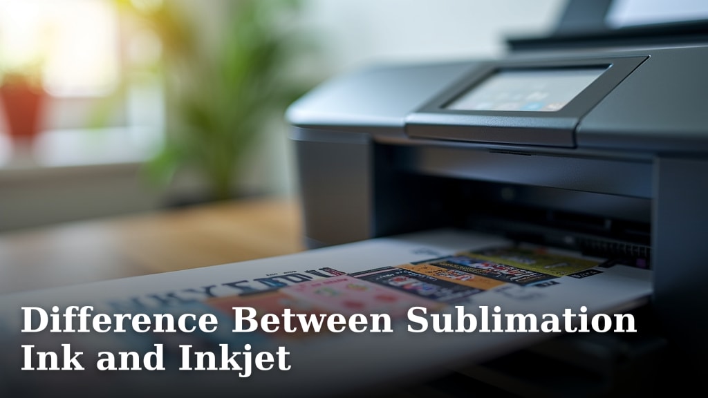 Difference Between Sublimation Ink and Inkjet