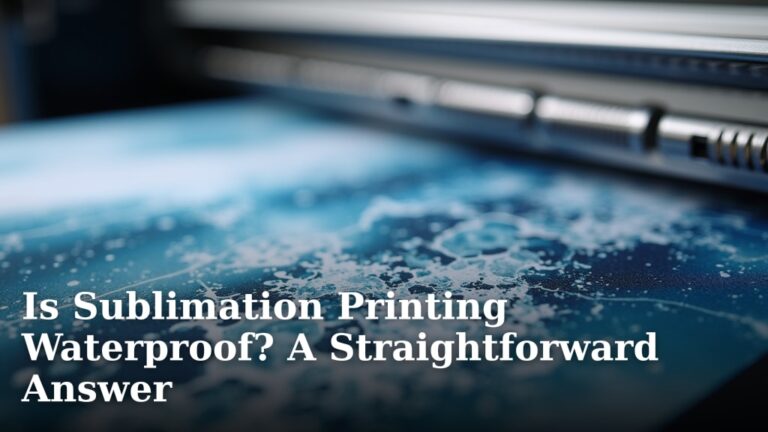 Is Sublimation Printing Waterproof? A Straightforward Answer
