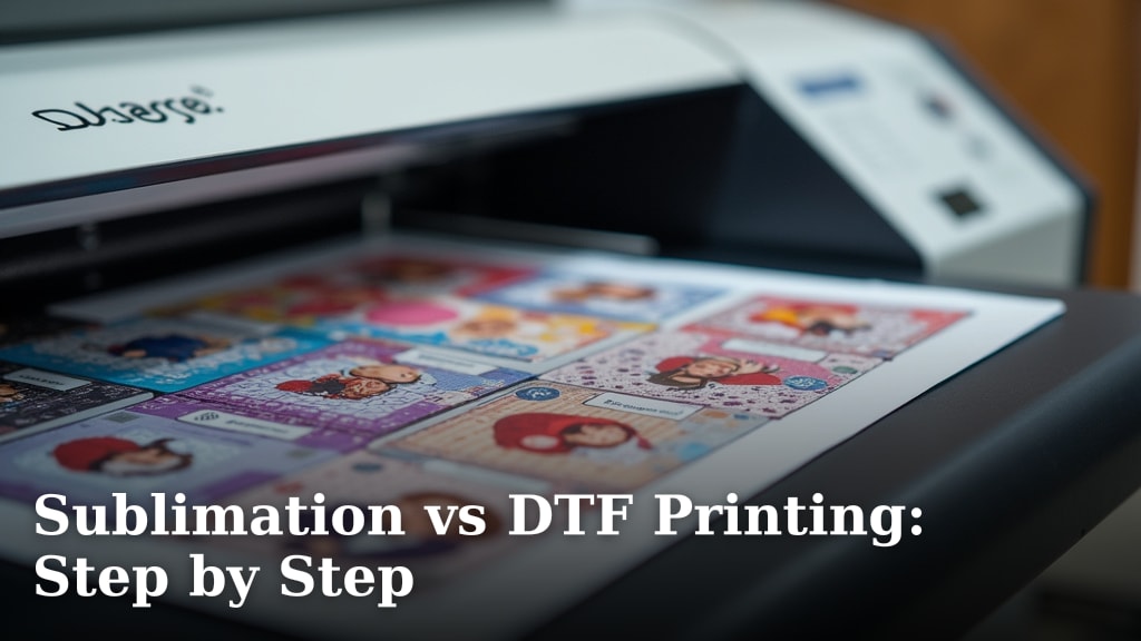 Sublimation vs DTF Printing: Step by Step