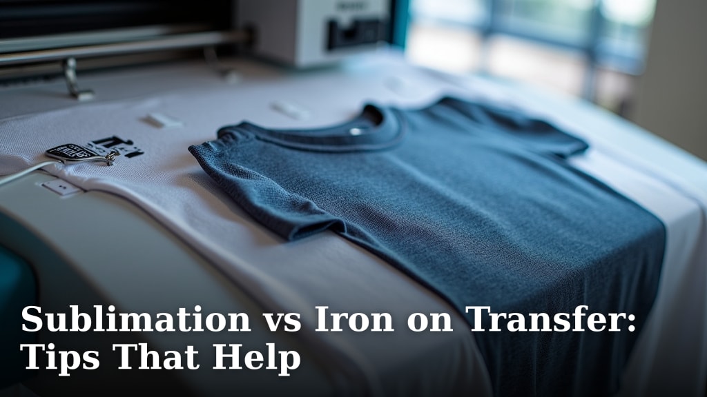 Sublimation vs Iron on Transfer: Tips That Help
