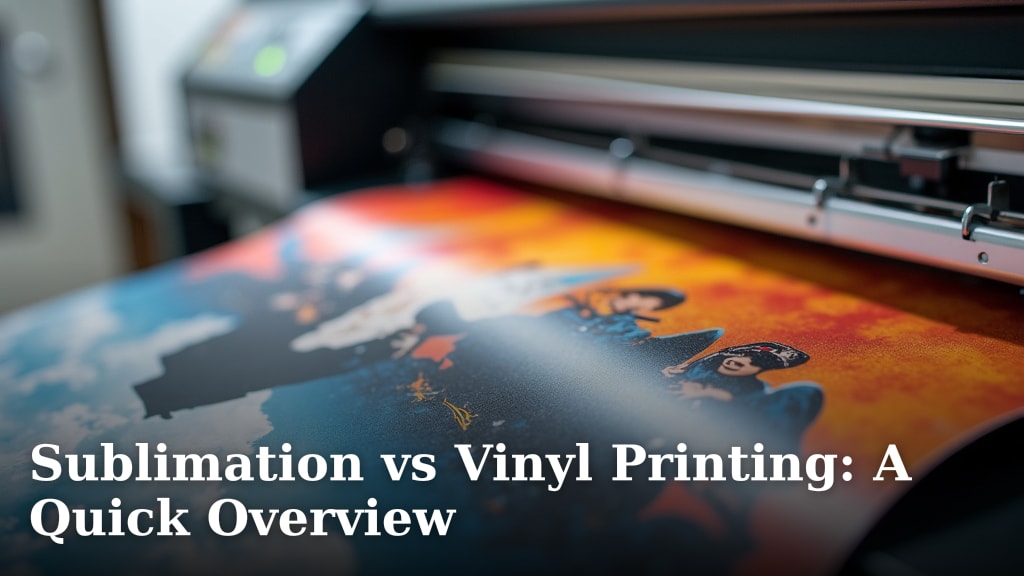 Sublimation vs Vinyl Printing: A Quick Overview