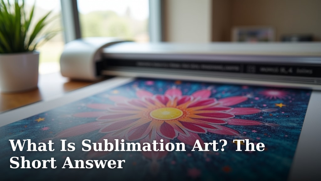What Is Sublimation Art? The Short Answer